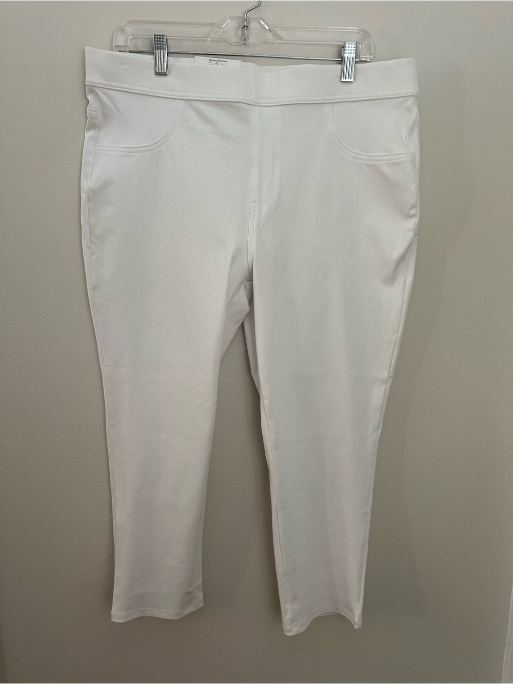 Time and Tru Capri Jeggings Pants XXL White NWT